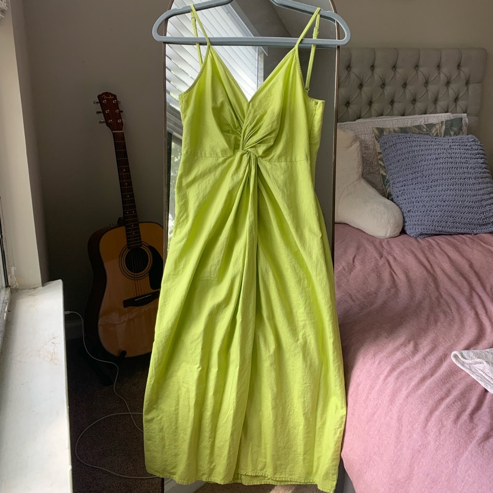 Urban Outfitters Lime Midi Dress